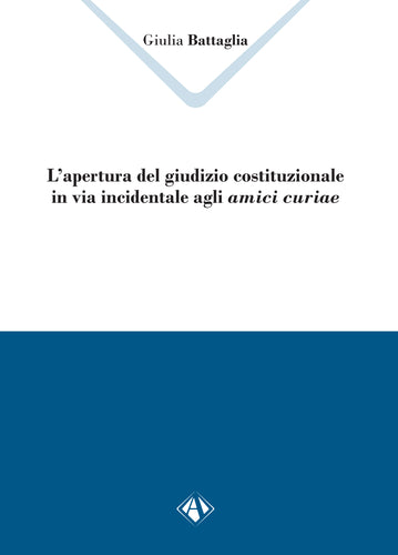 L'apertura del giudizio costituzionale in via incidentale agli amici curiae